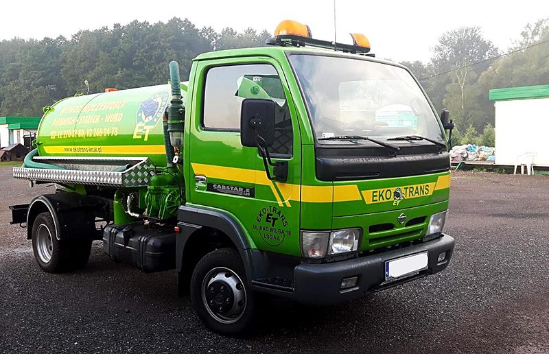Nissan Cabstar — niski pojazd asenizacyjny przeznaczony do podziemnych parkingów